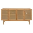 thumbnail image 2 of SAFAVIEH Piran 4 Door 2-Shelf Media Stand Oak / Gold, 2 of 10