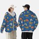 thumbnail image 4 of Balery Construction Vehicles Sudadera ligera de manga larga con capucha y protección solar UPF 50+ para hombre y mujer, ideal para pesca y running-Small, 4 of 7