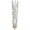 thumbnail image 2 of BLISSFUL STEP Women's Slouch Stiletto High Heels Knee High Boots, 2 of 7