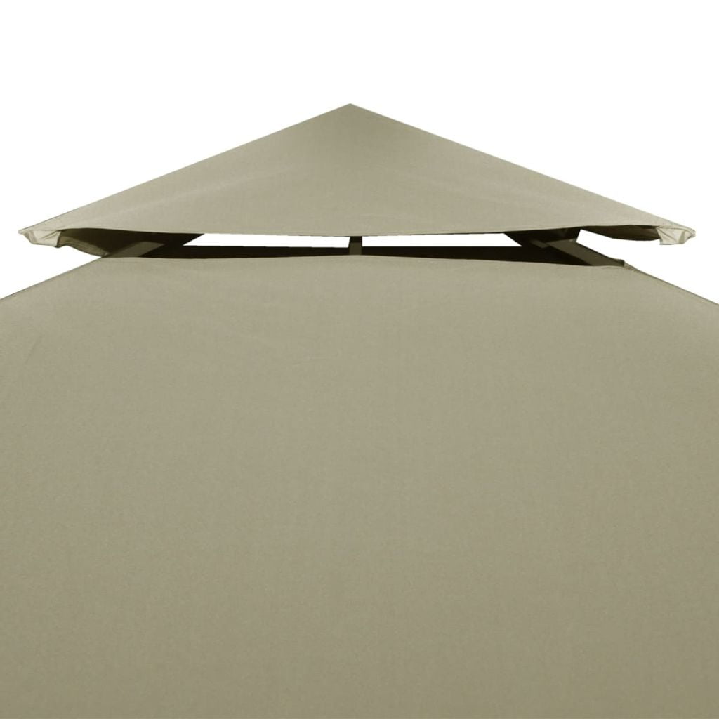 Kepooman 10' x 10' Water Resistant Awning Roof Top Cover for Outdoor Patio, Beige