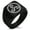 Black, variant on Stainless Steel Celtic Triskele Triskelion Geometric Pattern Biker Style Polished Ring