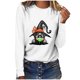 thumbnail image 2 of ICHUANYI Clearance Ladies Fashion Halloween Dwarf Print Long Sleeve Round-Neck Shirt Woman Casual Loose ICHUANYI "ICHUANYI", 2 of 4