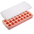 thumbnail image 1 of Molde para cubitos de hielo Leott, molde para hacer cubitos de hielo en forma de corazón, artefacto para cubitos de hielo congelados, caja de almacenamiento de hielo de silicona suave de grado, 1 of 3