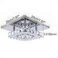 thumbnail image 4 of FRIXCHUR LED Ceiling Light Mini Square Flush Mount Ceiling Light Fixture(Warm White), 4 of 7