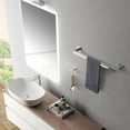 thumbnail image 4 of 4 - Piece Stainless Steel Bathroom Towel Rack Set Wall Mount, 4 of 10