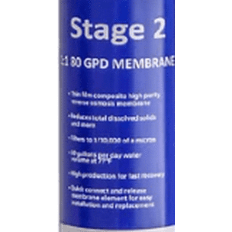 Pure Blue H2O High Efficiency Reverse Osmosis Membrane Replacement