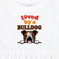 thumbnail image 4 of Inktastic English Bulldog Dog Girls Baby Dress, 4 of 5