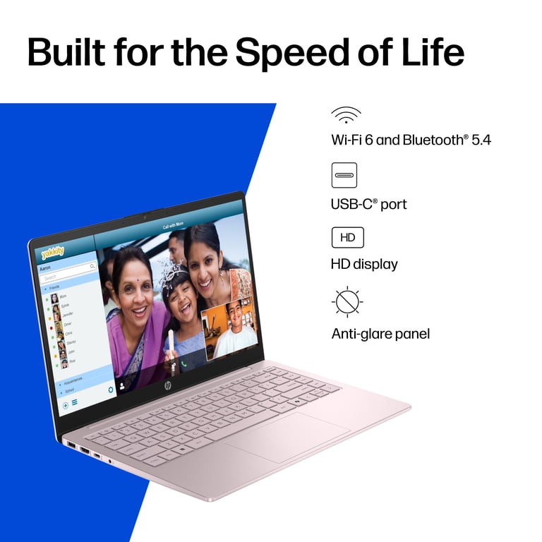 HP 14 inch HD Windows Laptop Intel Processor N150 4GB 128GB UFS