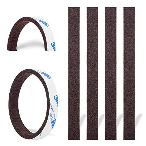 298 Feutre Pads 38 mm round Self Adhesive Oak Brown Jambe Protections Extra Collants 