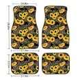 thumbnail image 3 of Xoenoiee Car Floor Mat Sunflower and Leopard Pattern Auto Carpet Front & Rear Floor Mats Car Accessories Universal Fit Easy to Clean Washable for Sedan SUV Truck Van, 3 of 6