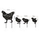 thumbnail image 2 of de patio de gallinas, decoración de hierro, estatua de pollo, estacas de pollo, adornos de jardín y decoración de patio, sumistros para Sunnimix Estacas de gallina, 2 of 8