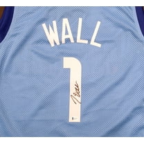 Houston Rockets John Wall Autographed Light Blue Jersey Beckett BAS 189803