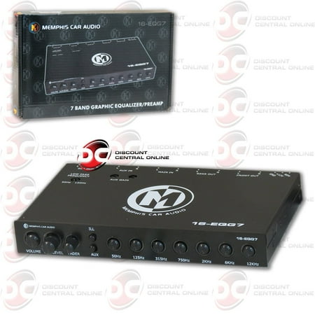 - MEMPHIS 16-EQG7 7 BAND PRE-AMP/GRAPHIC EQUALIZER