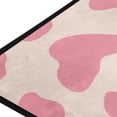 thumbnail image 4 of Area Rugs Carpet for Bedroom Floor Kitchen Rugs Pink Cow Spot Door Mat Bedside Runner Rug Living Room Washable Non Slip 39×20in, 4 of 7