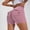 Pink, variant on Women'S Solid Color Cargo Pocket Hip Lift Fitness High Waist Stretch Exercise Yoga Pants