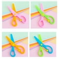 thumbnail image 3 of Small Office Blunt Craft Scissors Safety Comfort Grip Safety Scissors for Small Hands for Cutting Paper, Assorted Color, 3 of 4