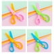 thumbnail image 3 of Fiudx Tijeras de Plástico, Diseño Seguro y Ligero, Herramienta de Juguete de Colores Brillantes, Accesorio Divertido para Manualidades, Uso En La Oficina o El Hogar, Color Aleatorio, Juego de 1 Pieza, 3 of 4