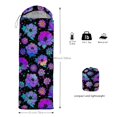 thumbnail image 3 of Lightweight Warm Semi-Rectangular 3-Season Sleeping Bag with Compression Sack for Camping and Hiking – A-Flower Color, 1-Person, Waterproof, Zipper Closure, 3 of 8