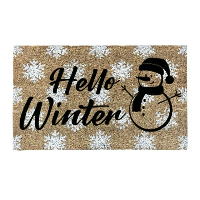 Christmas Welcome Mats For Front Door Funny Door Mats Outside