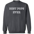 thumbnail image 2 of OXI Crewneck Sweatshirt - Best Pops Ever, Basic Casual Sweatshirts for Men's and Women Fleece Sweatshirt Long Sleeve - Charcoal 3X-Large, 2 of 2