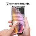 thumbnail image 4 of Cubierta completa protector de pantalla flexible suave seda curvada para iPhone XS/X-Black LUXMO No, 4 of 8