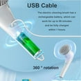 thumbnail image 5 of BKSDUEH Electric Spin Scrubber, Shower Scrubber with 5 Replaceable Brush Heads, Portable Electric Cleaning Brush for Bathroom and kitchens, 5 of 7