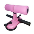 thumbnail image 3 of Barra para sentarse, barra para abdominales, altura ajustable, antideslizante, máquina de abdominales portátil, equipo de entrenamiento para gimnasio, Rosa, 3 of 8