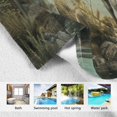 thumbnail image 3 of Kid Hooded Beach Towel Bath Poncho Towels Soft Absorbent Quick Dry for Boy Girl Moose on Misty Lake S, 3 of 7