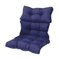 thumbnail image 2 of ín de asiento con mechones de color sólido, alfombrilla de respaldo alto para interiores y exteriores, para patio, sillón, ín para asiento de pl Baoblaze cojines de asiento con mechones, 2 of 8