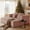 Pink, variant on YINIX 82" Comfortable Sectional Sofa for Living Room , Double Chaise Lounge with Wide Armrest, Orange