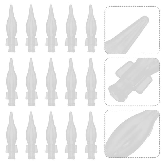 PBPBOX Pet Feeding Nipples 20Pcs for Kitten Puppy Nursing Supply Made of Durable Silicone 1.97X0.39X0.39In