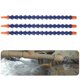 thumbnail image 2 of 10 Pcs Round Nozzle 1/4pt Flexible Oil Coolant Pipe Hose Blue Orange, 2 of 5