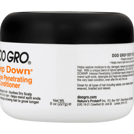 Doo Gro Deep Down Intense Penetrating Conditioner 8oz, All Hair Types, Moisturizing