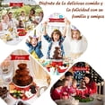 thumbnail image 5 of GDYFU Fuente de chocolate eléctrica,Fuente de chocolate de cascada,Fuente de Fondue de Chocolate de 3 niveles,Desmontable y fácil de montar,Ideal para Queso, Salsa Bbq,reunión,fiesta,Resturant, 5 of 5