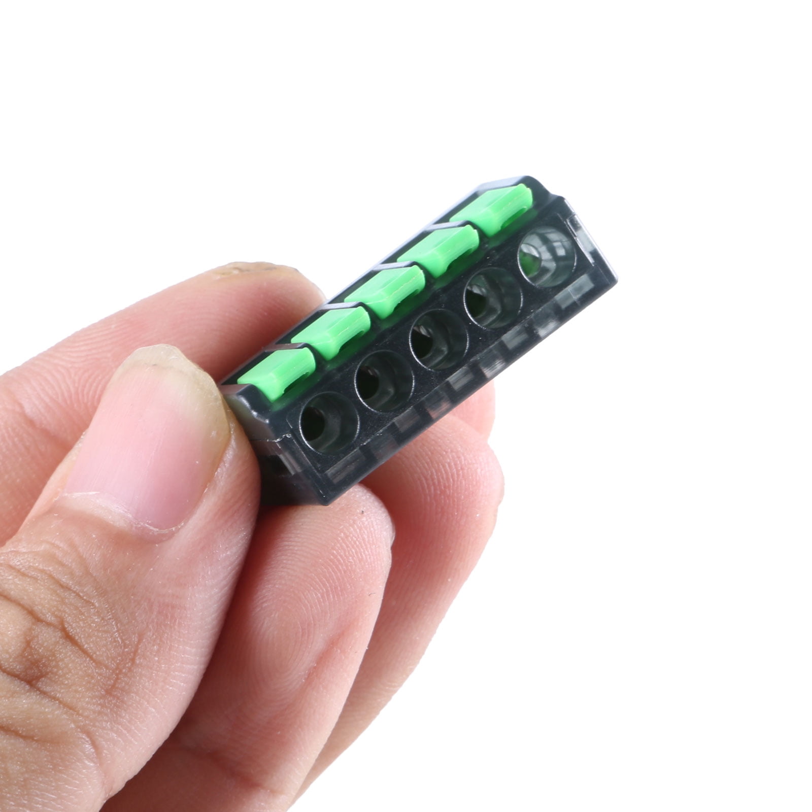 BIBABLYKE 75Pcs Lever Wire Connector Fast Connection Terminals Electrical Connectors Quickly Cable Splicing Terminals Easy to Use