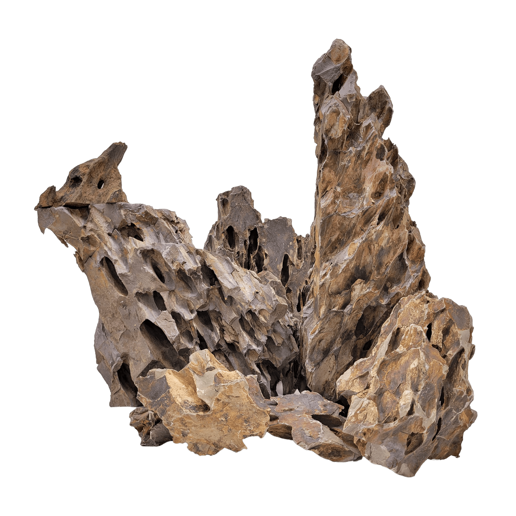 Dragon Ohko Rock - 10 Lbs Mix Size Kit of Medium and Small Rocks