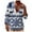 Dark Blue, variant on Mens Polo T-Shirt Christmas Printed Pixel Snowflake Deer Theme Button Up Long Sleeve Mens Work Clothing,White,3XL