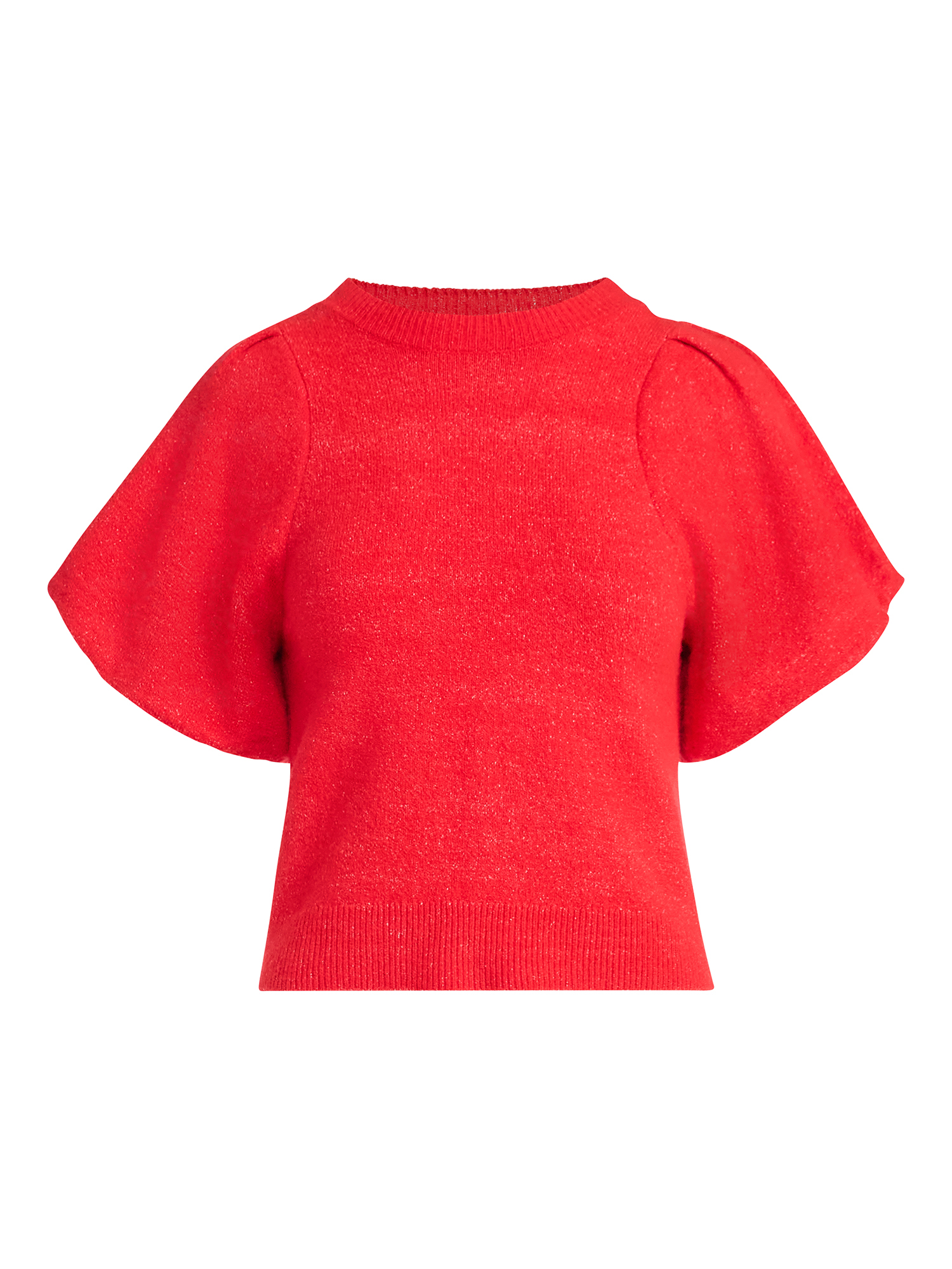 Scoop Women's and Women's Plus Sweater Top with Puff Sleeves, Lightweight, Sizes XS-4X