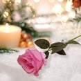 thumbnail image 2 of Artificielle LED Rose Réaliste Lumineux Fleur Rose Éclairée pour Valentine, 2 of 10