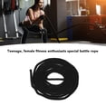 thumbnail image 3 of Lightweight Portable Power Battle Rope, Exercise Training Workout Ropes, Durable Strength Training Rope, Heavy Ropes for Teenage Women, Improved Coordination , Black, 3 of 8