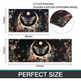 thumbnail image 3 of Goth Kitchen Mat Set of 2, Moon Butterfly Flower Kitchen Rugs for Floor Halloween Kitchen Mat Gothic Kitchen Decor for Floor, Home, Sink, Bathroom(17"x47"+17"x30"), 3 of 6