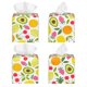 thumbnail image 2 of Fotbe Avocado And Pineapple Porta Pañuelos Decorativo de Cuero, Caja Cuadrada Moderna para Pañuelos Faciales, Organizador y Dispensador 5x5x5'', 2 of 7