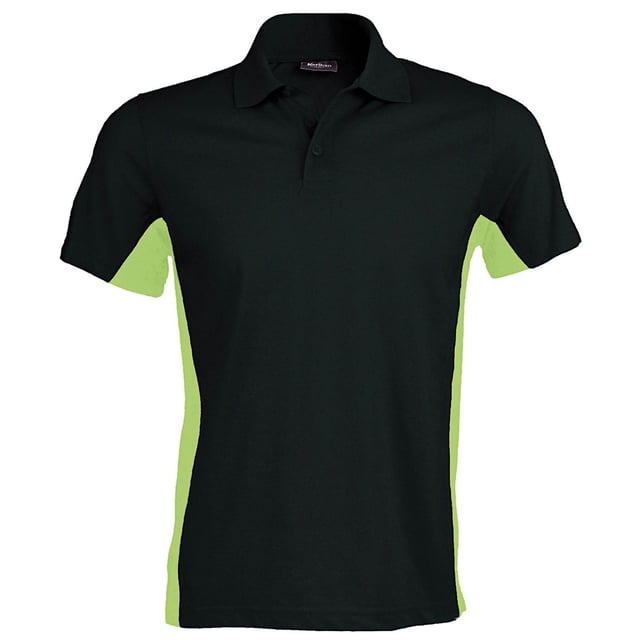 Kariban Polo à Manches Courtes pour Hommes (Dual Couleur)
