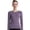 Purple, variant on Tiqkatyck Womens Tops Clearance, Women's Thermal Shirts Fleece Lined Tops Long Sleeve Mock Neck Cold Weather Running Tops Thumbholes Fall Shirts for Women 2024, Pullover Sweatshirts for Women Black S