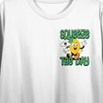 thumbnail image 2 of Squeeze The Day Women's White Cropped Tee-Large, 2 of 4