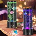 thumbnail image 3 of Mistaha LED Jellyfish Lamp with Remote Control - Creative Bubble Fish Table Light for Kids Room and Bedroom - USB Powered - 16 Colors + 4 Gradient Colors - ABS & Acrylic Material - 5V1A Voltage - No, 3 of 7