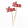 thumbnail image 3 of Darling Souvenir, Love Cupcake Toppers, Wedding Party Dessert Decorations - Pack Of 20, 3 of 3
