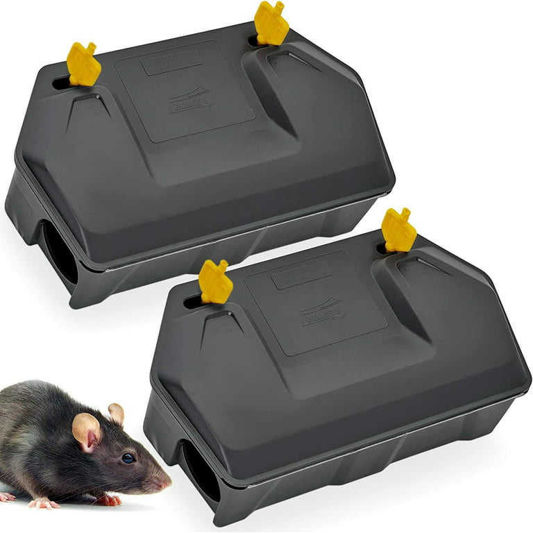 Redtop Rat Bait Station Rat Trap Indoor and Outdoor Pack of 2