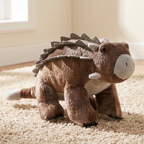 Simulated Ankylosaurus Stuffed Animal Plushies-Cute Playtime Dinosaur Plush Toy Dolls Figure Toy Gift