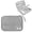 A-Grey, variant on Portable Electronic Accessories Storage Bag, Waterproof Travel Cable Organizer Bag, Multi-Purpose Cord Pouch for Cables, Chargers and SD Card